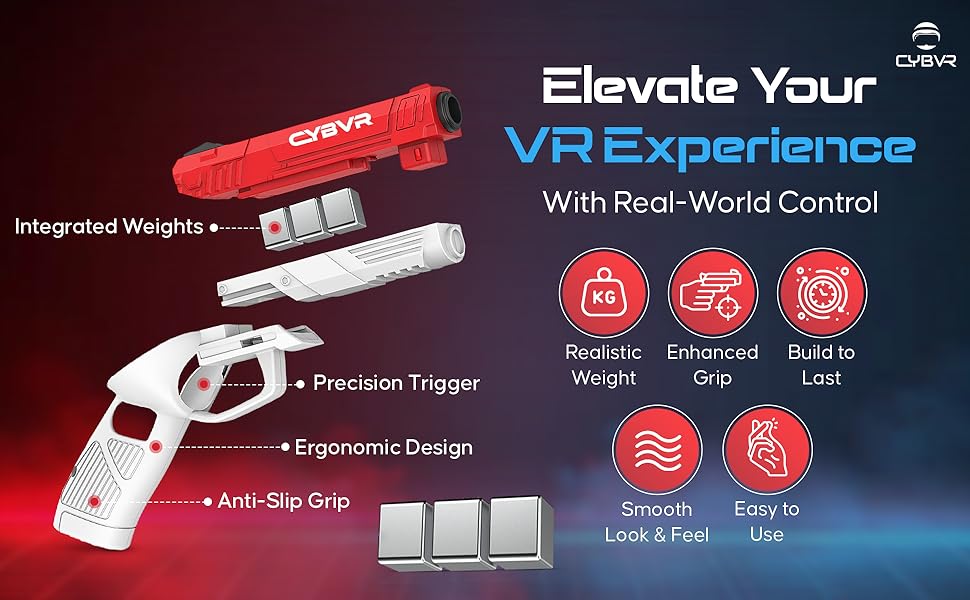 quest 3 pistol grip weights for quest 3s