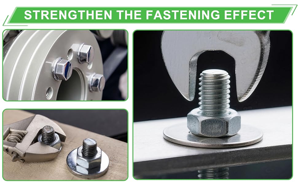 Precision-Engineered Flat Washers– these stainless steel washers help distribute load evenly