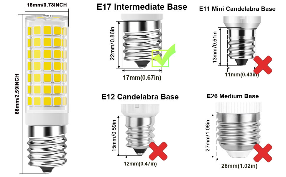 led appliance bulb 60w led microwave light bulbs ceiling fan light bulbs