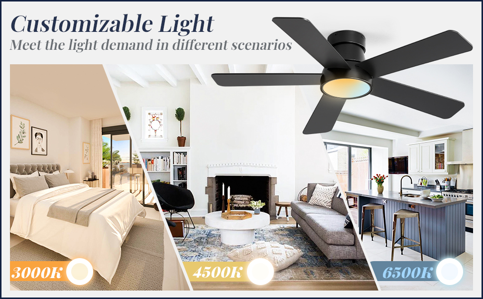 42 Inch Ceiling Fans with Lights and Remote
