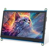 JUN-ELECTRON 7 inch Mini Monitor, HDMI IPS Display 1024x600 Capacitive Screen for Raspberry Pi/La...