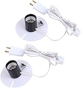 Basysion Blow Mold Light Kit Replacement Medium Base LightLight Cord with Switch, for MB48 E26 E2...