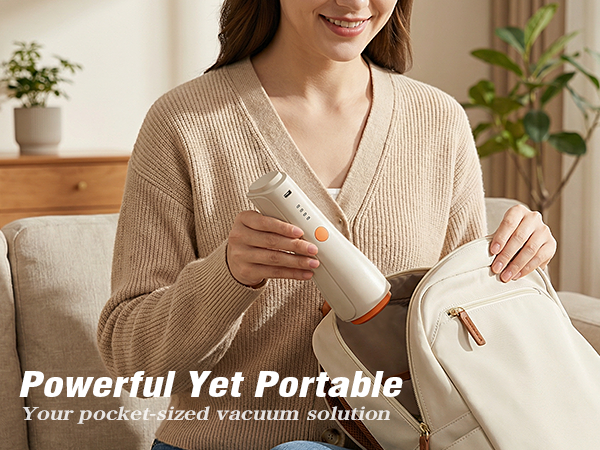 cordless travel vacuum bag set