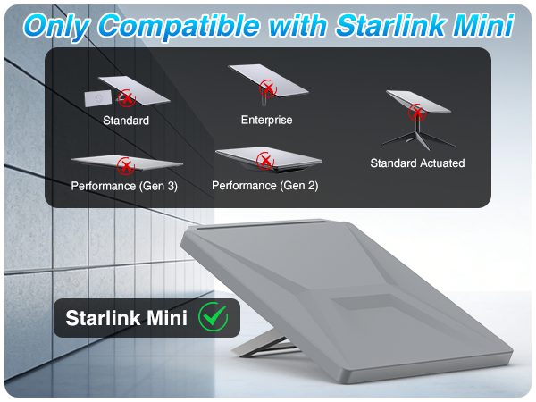 Only Compatible with Starlink Mini