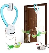 CATPICK Interactive Cat Toys for Indoor Cats Automatic Electric Flying Bird Feather Cat Toy - Bes...