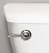 brushed nickel toilet handle