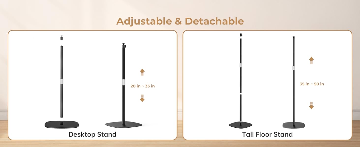 adjustable height and angle