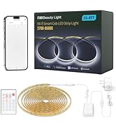 MY BEAUTY LIGHT 24v Smart WiFi Cob Led Strip Lights 16.4ft, 2700K-6500K Color Temperature Changin...