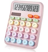 Basic Desktop Calculator with 12 Digit Large LCD Display and Big Buttons, Solar &amp; Battery Dual Po...