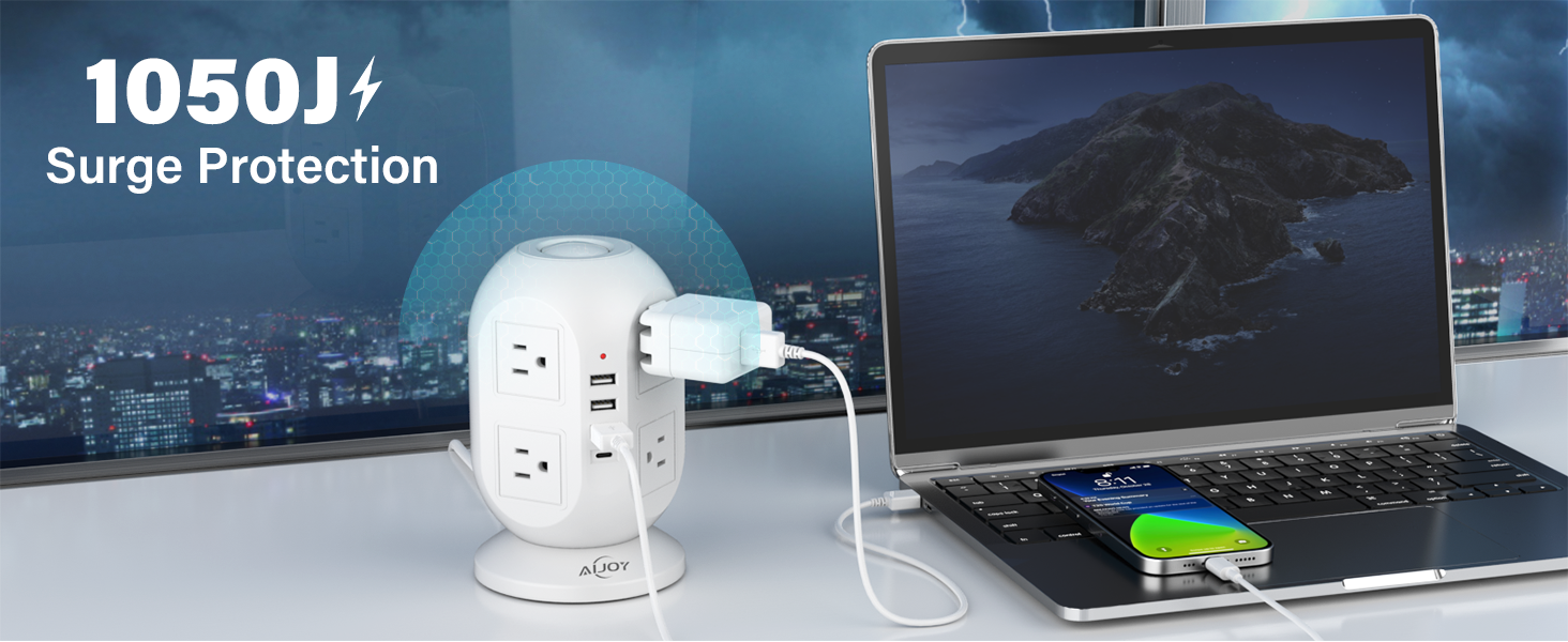 power tower with usb ports