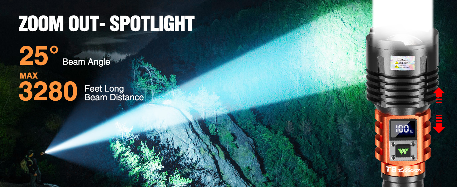 rechargeable flashlights high lumens