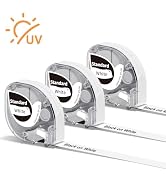 Goknu P12 Label Maker Tape Compatible with DYMO Label Maker Refills LT-100H LT-100T LT-100T Plus ...