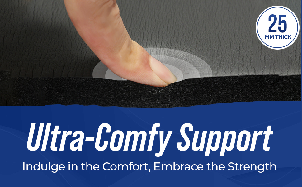 25 mm thick yoga mat knee pad pads comfort strength exercise foam