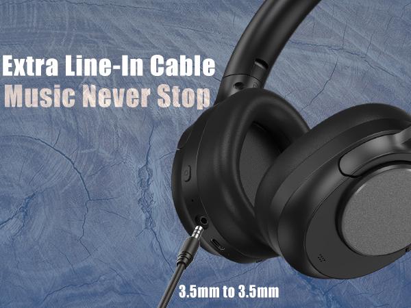 Over ear Headphone with aux cable