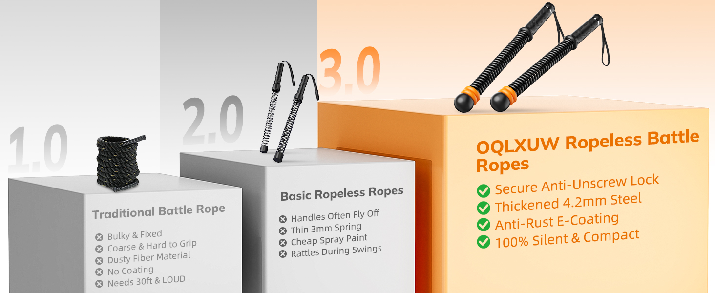 ropeless battle ropes heavy
