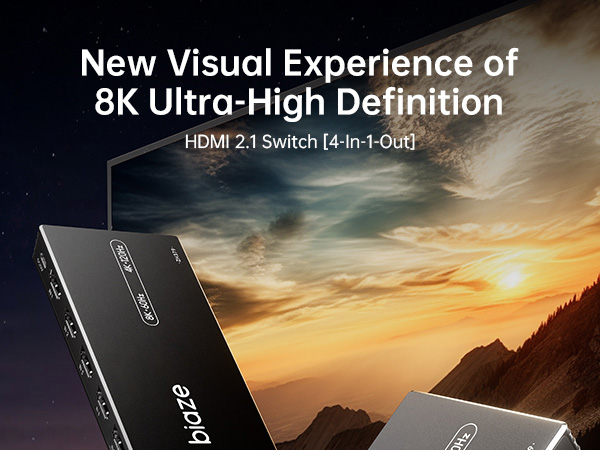 hdmi switcher 4 in 1 out