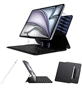 Qulose Keyboard Case for iPad Air 11-inch (M2) 2024, iPad 10.9 &amp; 11 inch Magic Keyboard Case with...