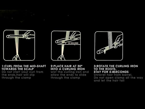 curling iron 1 1/4 inch,1.25 inch curling iron,long barrel curling iron