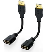 LEENUE HDMI Extender Cable, Male to Female Adapter, Short HDMI Extension Cable, Support 4K 3D Com...
