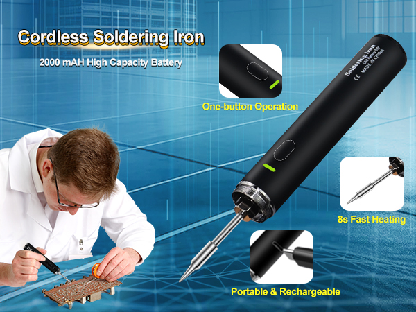 cordless soldering iron