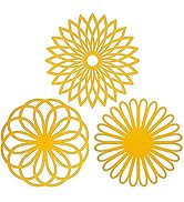 ME.FAN Silicone Trivet Mat - Kitchen Hot Pads for Pots &amp; Dish - Insulated Teapot Trivet - Flexibl...