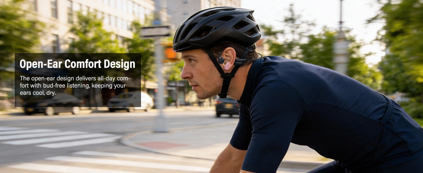 Bone Conduction Headphones Bluetooth 6.0 Earbuds