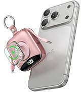 Portable Charger Power Bank, 10000mAh 22.5W Fast Charging Phone Charger with Built-in Cables, Tra...