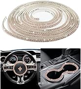 AOCISKA 16.4Ft Bling Car Trim Self Adhesive,Car Dashboard Decorations,DIY Rhinestone Car Interior...