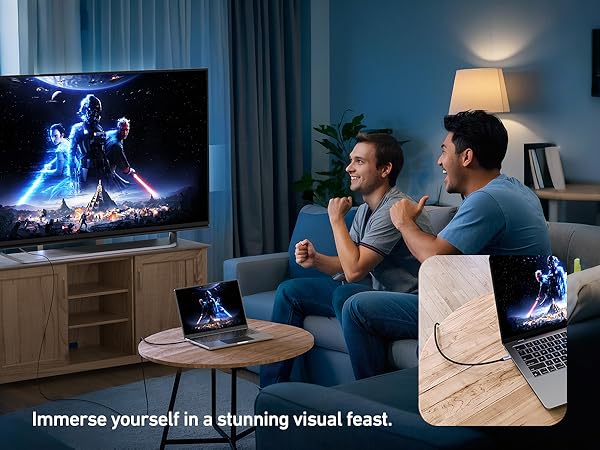 BENFEI Bidirectional USB C to DisplayPort 1.4 Cable 6FT, Support 8K@60Hz 4K@240Hz