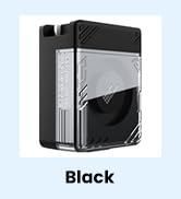 black retractable phone charger