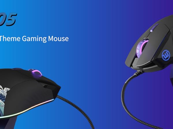 wired gaming mouse