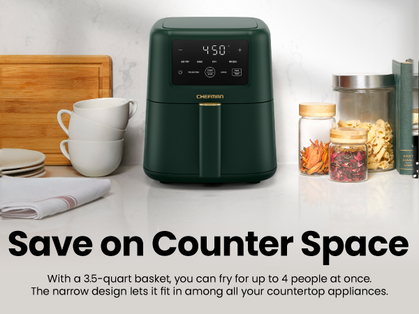 Save on counter space