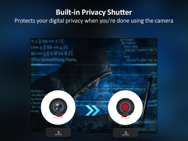 Webcams with privacy covers can better protect your privacy and prevent hackers from intruding.