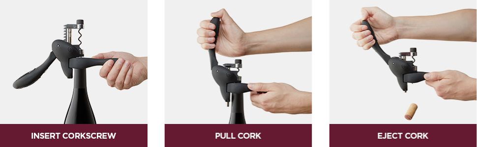 how to use an original lever corkscrew