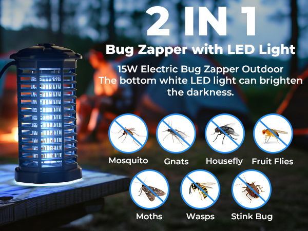 Bug Zapper Outdoor Indoor Waterproof