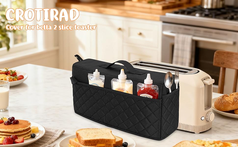 bella toaster slim dust cover