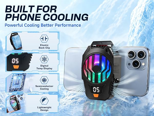 Clip-On Phone Cooler