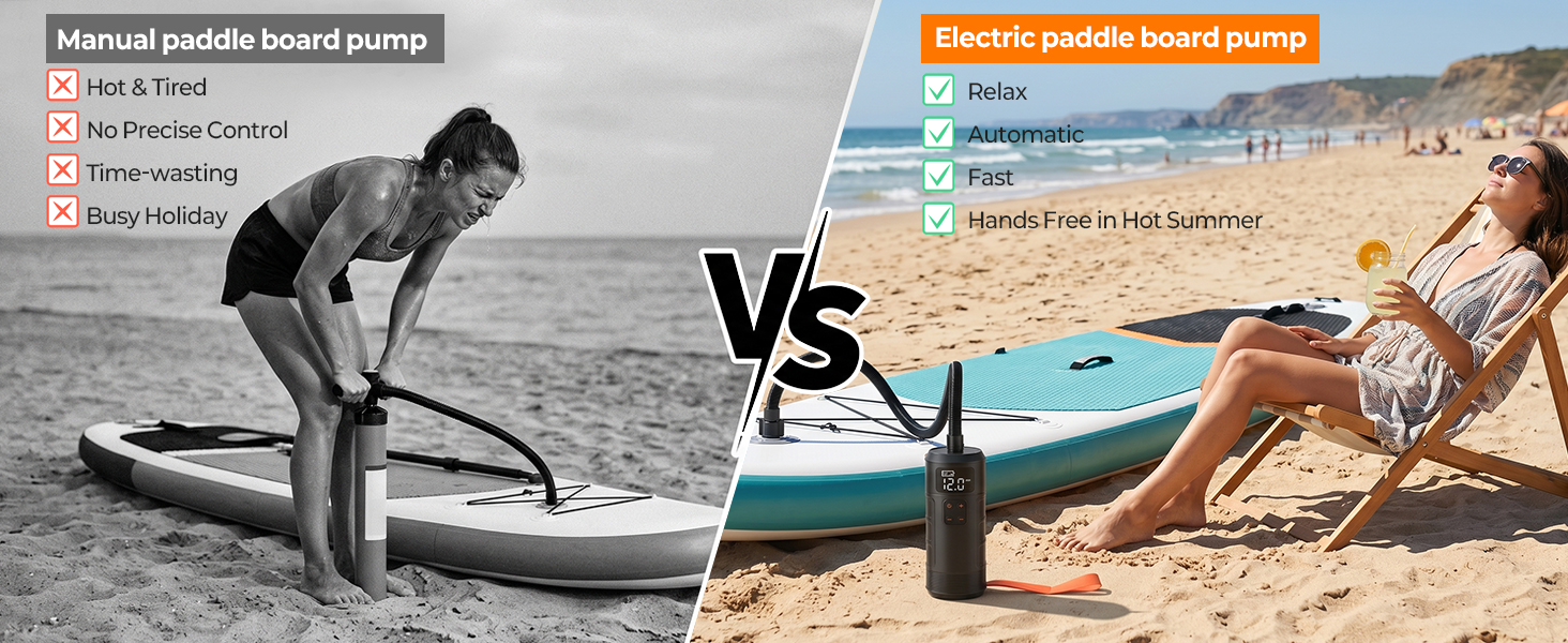 paddle board electric pump