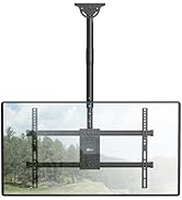WALI Ceiling TV Mount for Most 37 to 70 inch Flat Screen Display, Hanging TV Mount Bracket with S...