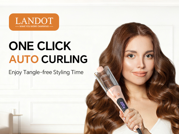 LANDOT Automatic Curling Iron 1-inch