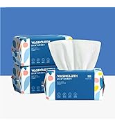 300 Count Disposable Face Towel,Thickening Ultra Soft Washcloths,Facial Cotton Tissue,Lint-free c...