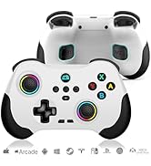 arVin Mobile Gaming Controller for iPhone/iPad/Android/Tablet/Switch/PS4/PC/Tesla, Wireless Gamep...
