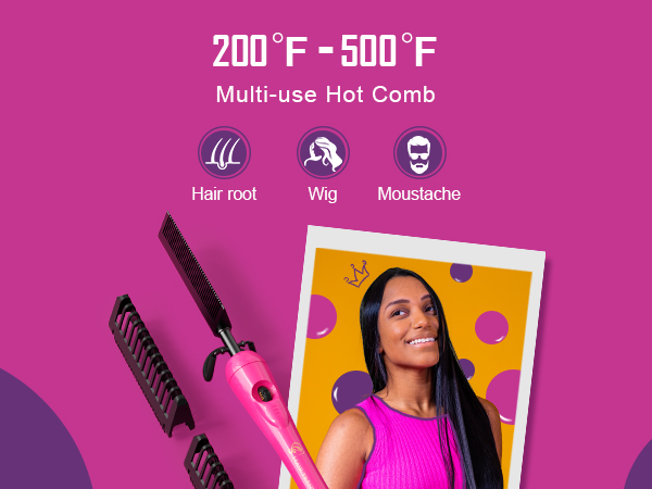 electric pressing comb for black women hair
