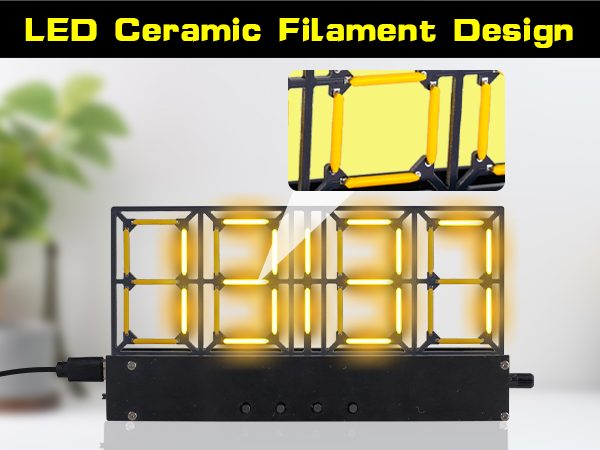 led ceramic filament design