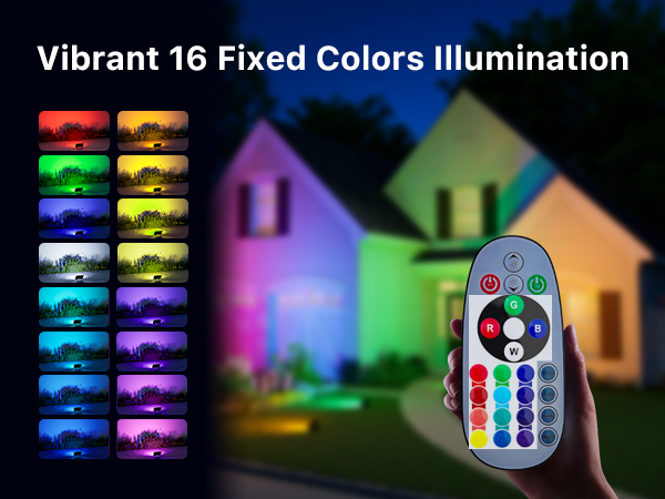 multicolor flood light