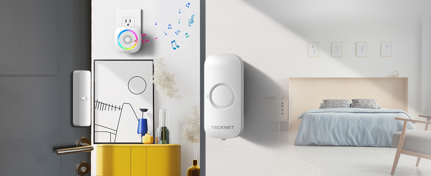 Wireless Door Bell Chime Sensor Alarm