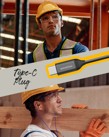 construction ear plug headphones for work; safety headphones