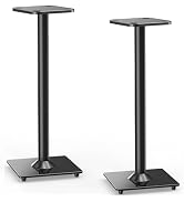 ELIVED Universal Speaker Stand Pair, 31 Inch Height Bookshelf Speaker Stands for Satellite Speake...