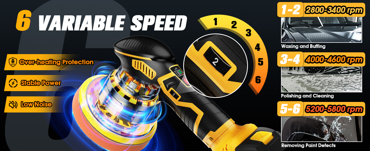 auto buffer polisher for car detailing