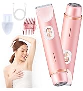 2025 New Electric Womens Shaver, 2-in-1 Body Shaver &amp; Bikini Trimmer for Women, Waterproof Wet &amp; ...